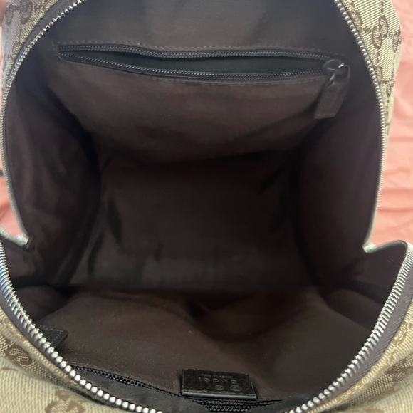 Gucci monogram canvas backpack - Picture 4 of 10